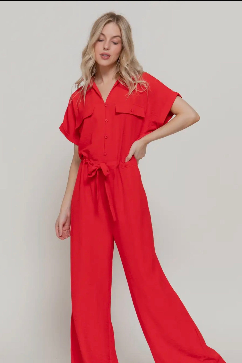 Women’s wide leg Jumpsuit